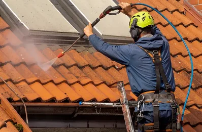 Démoussage et hydrofuge de toiture à Aubazines